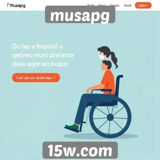 Acessibilidade e inclusão no site musapg