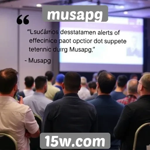 Usuários elogiam suporte técnico da Musapg durante eventos